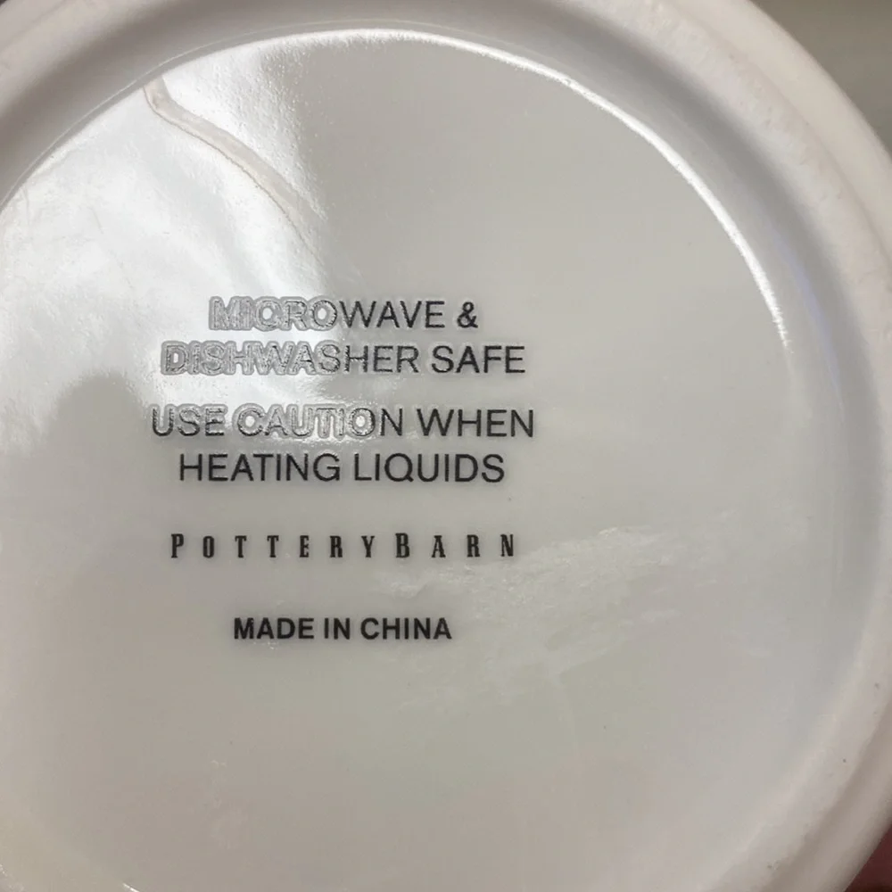 Pottery Barn “P” mug.